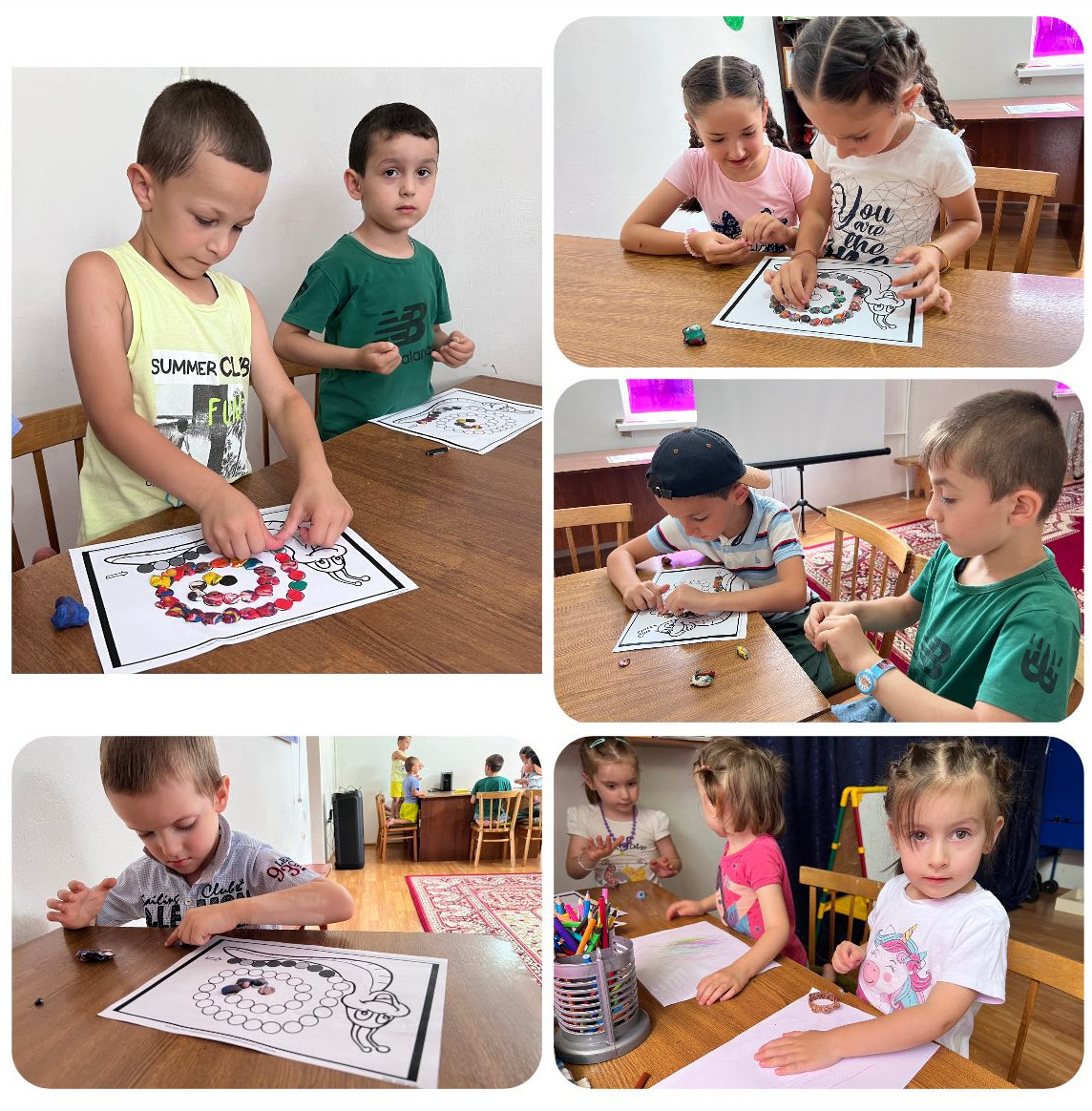 Рисование пластилином